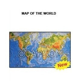 Map of The World, 3D Map of The World, 3D